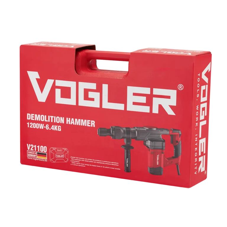 Electric Demolition Hammer 1200W-6.4Kg